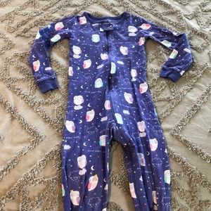 Children’s Place Zip Up Footed Pajamas